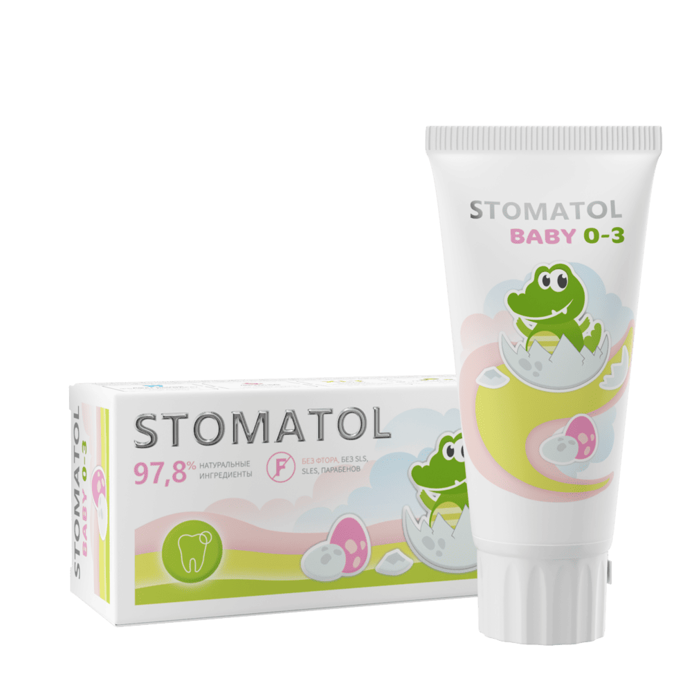 Профилактическая детская зубная паста Stomatol "Baby" 50гр