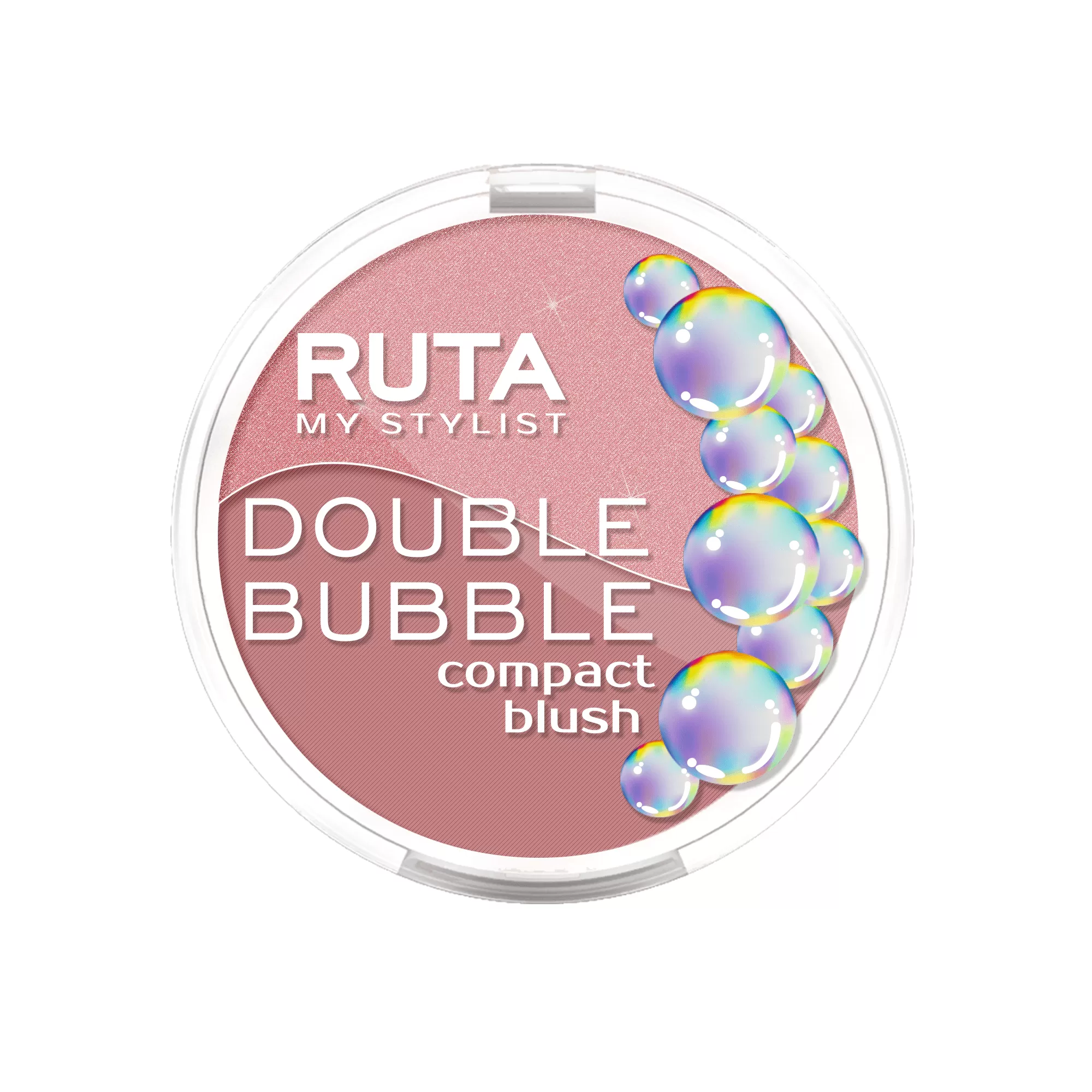 RUTA Румяна двойные компактные DOUBLE BUBBLE 105